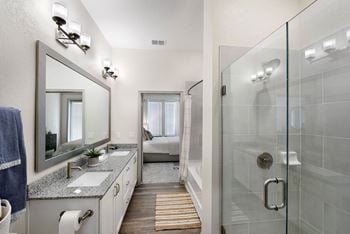 Granite countertops throughout
